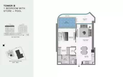 Ocean Bay: Floor plan Type 10-Tower B