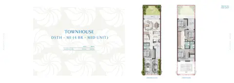 Damac Islands 2: Floor plan DSTH, 2,186 sq ft