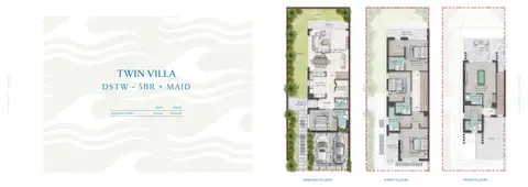 Damac Islands 2: Floor plan DSTW, 3,492 sq ft