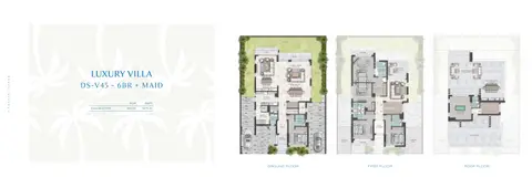 Damac Islands 2: Floor plan DS-V45, 6,276 sq ft