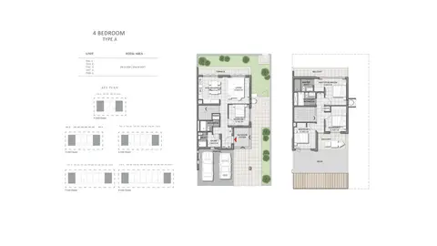 Expo Golf Villas Phase III: Floor plan 4 Bedroom Type A Size 2542.86 sqft, 2,543 sq ft
