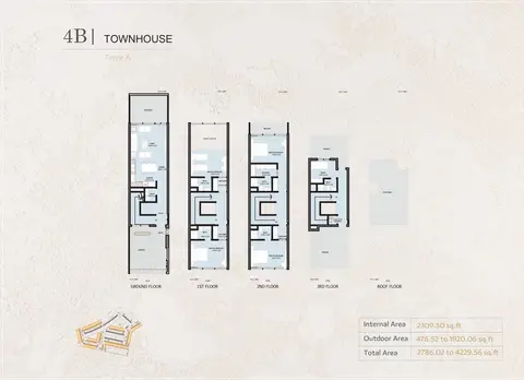 Verdana Phase 4: फ़्लोर प्लान Type A, 4,230 sq ft