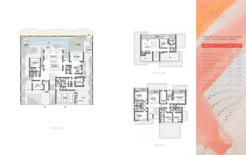 Palm Jebel Ali Villas: Floor plan 7 Bedroom, G + 2, 11,222 sq ft