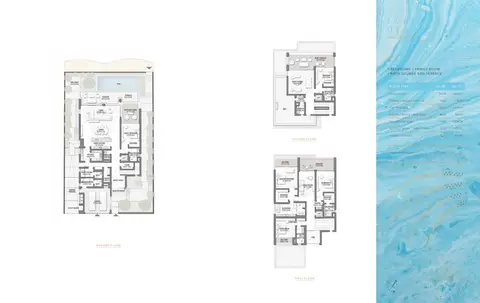 Palm Jebel Ali Villas: Floor plan 5 Bedroom, G + 2, 2,667 sq ft