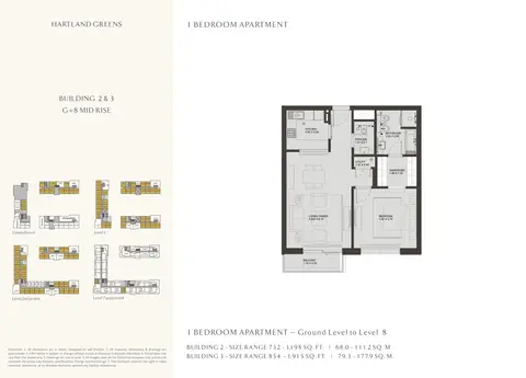 Hartland Greens: Plan 1 Bedroom, 1,915 sq ft