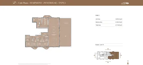 Takaya Symphony at Motor City: Floor plan Type 01, 6,715 sq ft