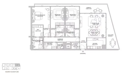 Beach Residences Dubai Islands: Floor plan Type 5