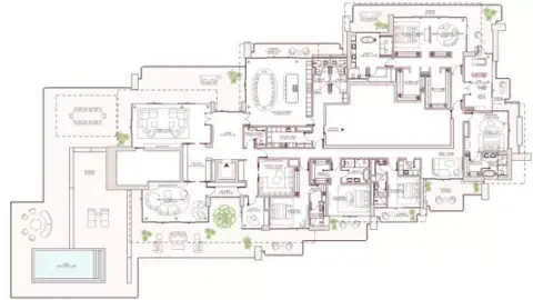 Solaya 4 and 6: Type A, 15,328 sq ft 户型图