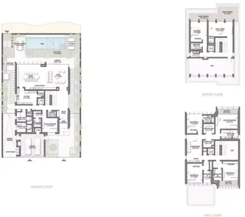 Palm Jebel Ali – Frond P: Floor plan Type D, 7,798 sq ft