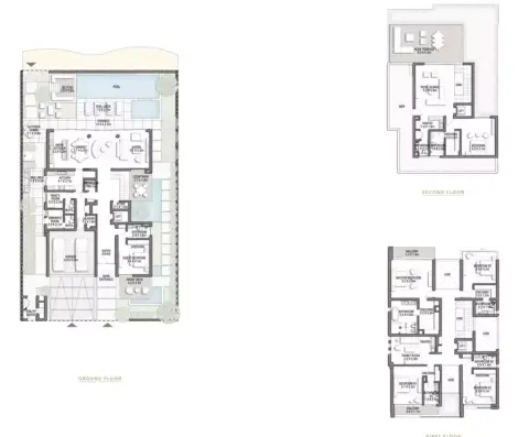 Palm Jebel Ali – Frond P: Floor plan Type B, 7,316 sq ft