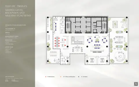 Enara: Plattegrond Middle Level - Reception and Meeting Functions, 545 sq ft