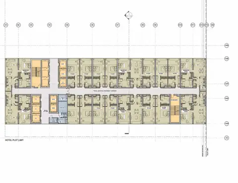 The Palm Tower: Floor plan Hotel-Plot-Limit, 2,855 sq ft