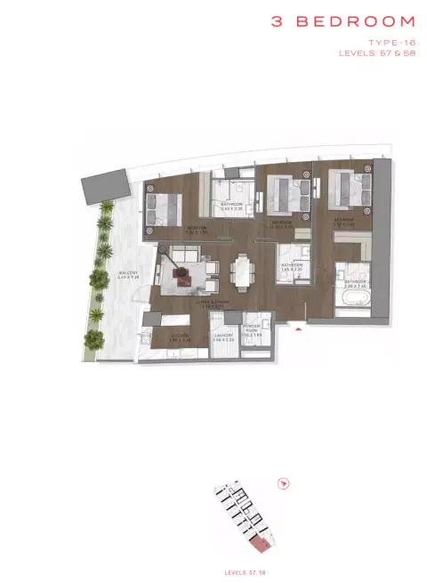 Safa Two: Floor plan Type 16