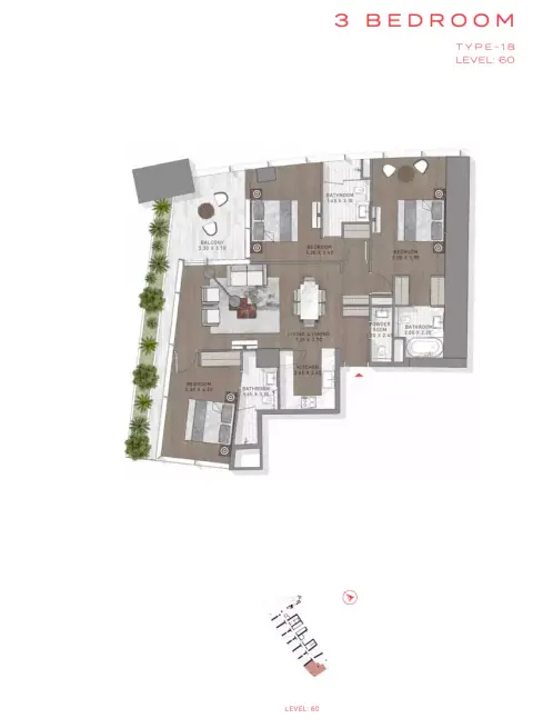 Safa Two: Floor plan Type 18