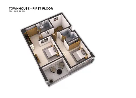Loreto at Damac Hills: FIRST FLOOR, 2,555 sq ft 户型图