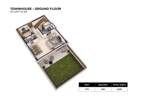 Loreto at Damac Hills: GROUND FLOOR, 2,555 sq ft 户型图