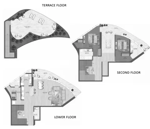 Altitude: Floor plan Type A, 3,686 sq ft