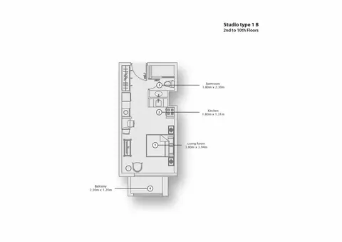 Candace Acacia: Floor plan Type 1B