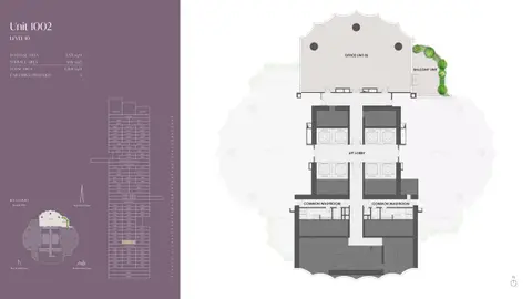 Lumena: Floor plan Unit 1002, 4,268 sq ft