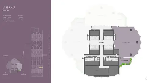 Lumena: Floor plan Unit 1003, 5,025 sq ft