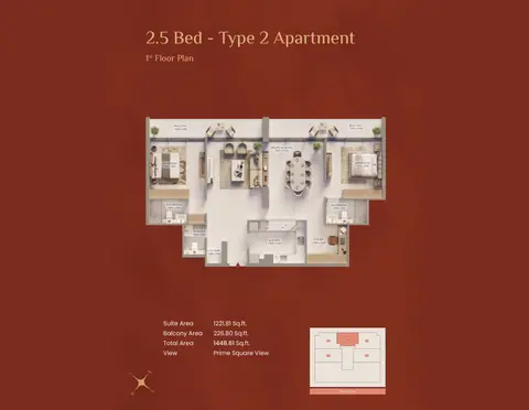 Bliss Tower Dubailand: 第 4 张，共 22 张