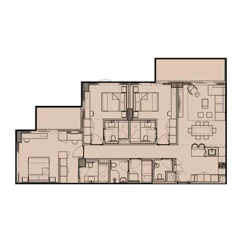 Wynwood: Floor plan Type A, 1,695 sq ft