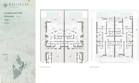 Bay Villas Dubai Islands: Floor plan Type C