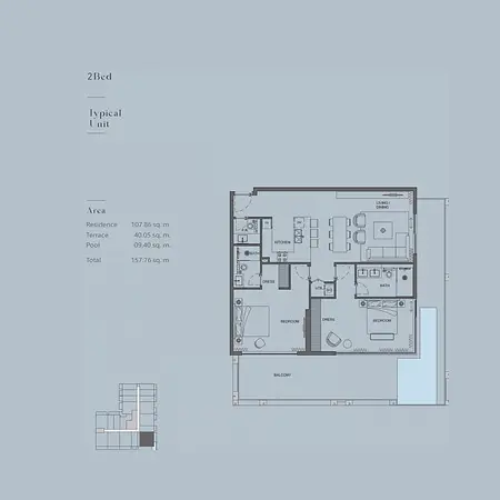 AB Cavalier at JVC: Floor plan Typical Unit, 1,627 sq ft