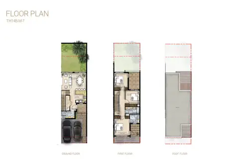 Belair Phase 2: Floor plan TH14B-M-T