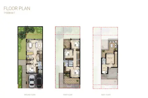 Belair Phase 2: Floor plan TH20B-M-T