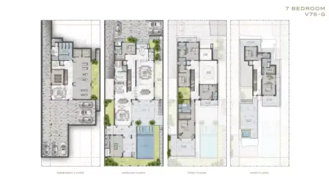 Gems Estates phase 2: Type 1, 17,500 sq ft 户型图