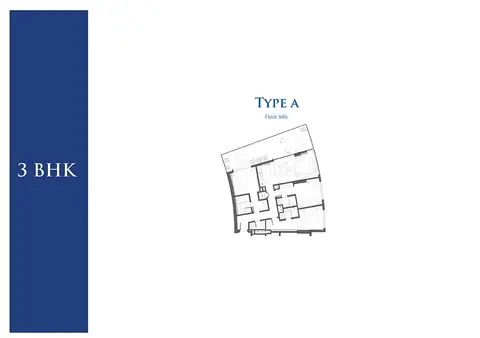 CG Living at Dubai Islands: Floor plan Type A