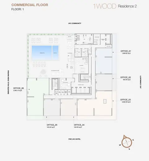 1Wood Residence 2 at JVC: Photograph 5 of 18