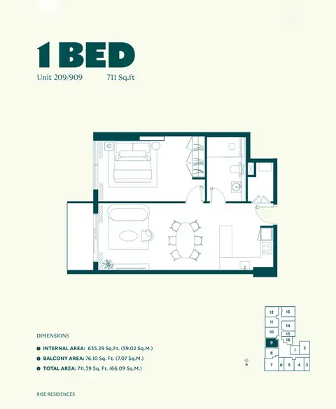 Rise Residences at JVC: Photograph 5 of 17