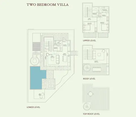 Zaya Hameni: Планировка 2 Bedroom Villa