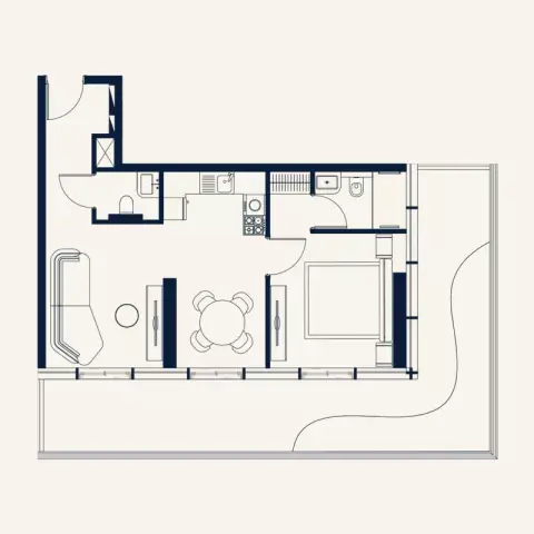 Trussardi Residences Phase 2: Floor plan Type 2