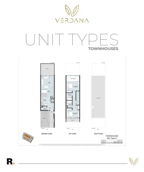 Verdana Phase 6: 2 Bedroom, Type A, 2,222 sq ft 户型图