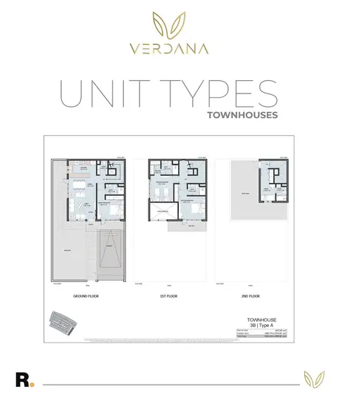 Verdana Phase 6: 3 Bedroom, Type A, 4,400 sq ft 户型图