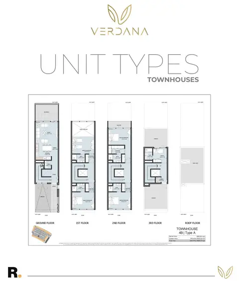 Verdana Phase 6: 4 Bedroom, Type A, 4,080 sq ft 户型图
