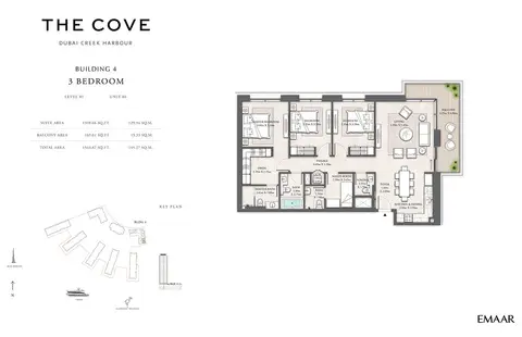 The Cove 2 Creek Harbour: फ़्लोर प्लान Level 01, Unit 06, 1,564 sq ft
