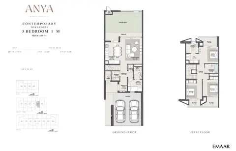Anya at Arabian Ranches 3: Floor plan Type Contemporary 1 M, 1,929 sq ft
