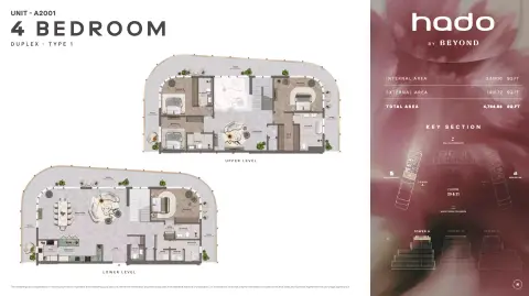 Hado: Floor plan Type A2001, 4,784 sq ft
