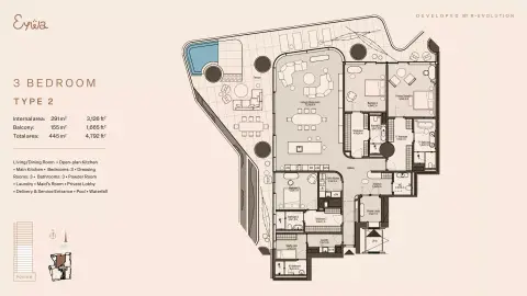 Eywa Way of Water: Floor plan Type 2, 4,792 sq ft