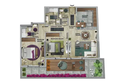 The Haven Residences: Floor plan Type 1