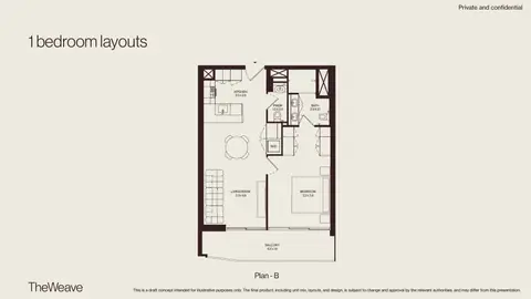 The Weave at JVC: Floor plan Plan-B