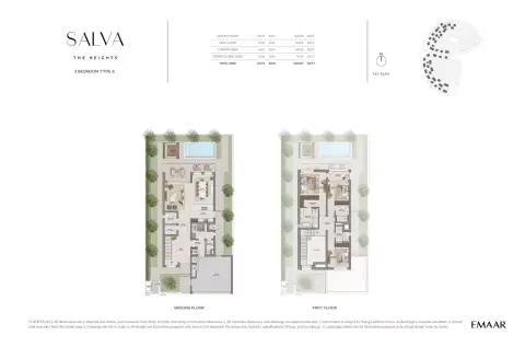 Salva The Heights: Floor plan Type V-11, 3,463 sq ft