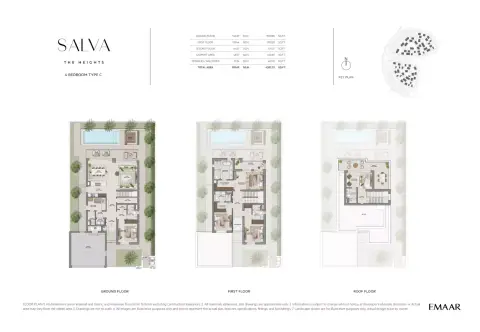 Salva The Heights: Floor plan Type 1, 4,302 sq ft