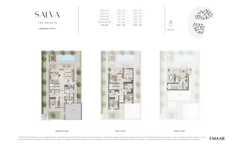 Salva The Heights: Floor plan Type V-106, 4,312 sq ft