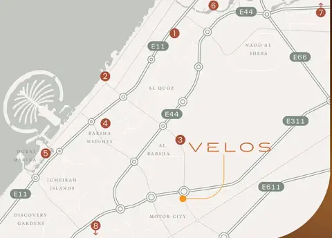 Velos Residence at Dubai Motor City: Photograph 3 of 22
