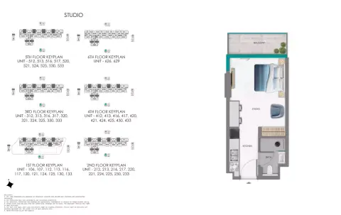 Samana South Haven: Floor plan Type 1